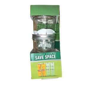 Ball Pint Size (16 oz) Nesting Jars New Open Box Set of 4